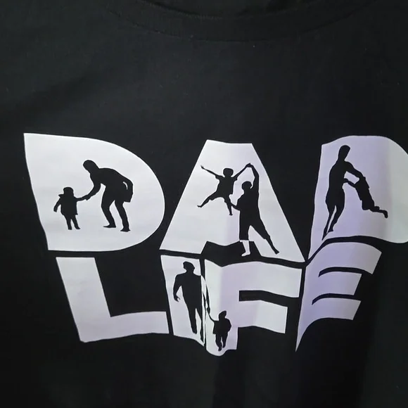 Black 'Dad Life' Graphic T-Shirt - Picture 4 of 7